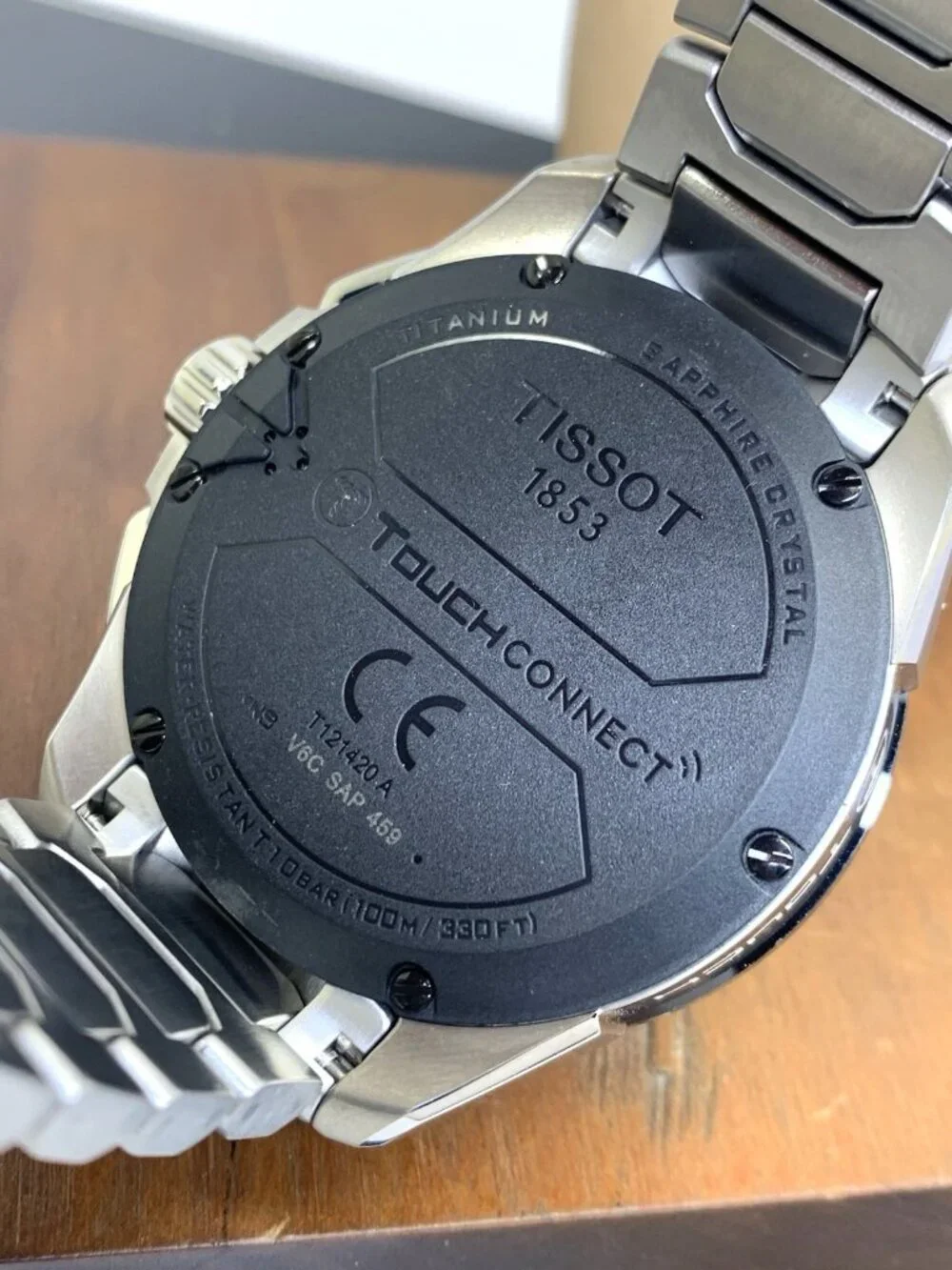 Tissot T- Touch Connect Solar Men's Watch Titanium Black 47.5mm T1214204405100